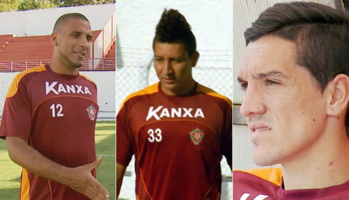 Boa Esporte dispensa atacantes Bruno Aquino, Nilson e Marcel Simão (Foto: Editoria de arte Globoesporte.com)