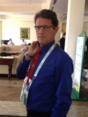 Fabio Capello Técnico da Rússia (Foto: Marcelo Baltar)