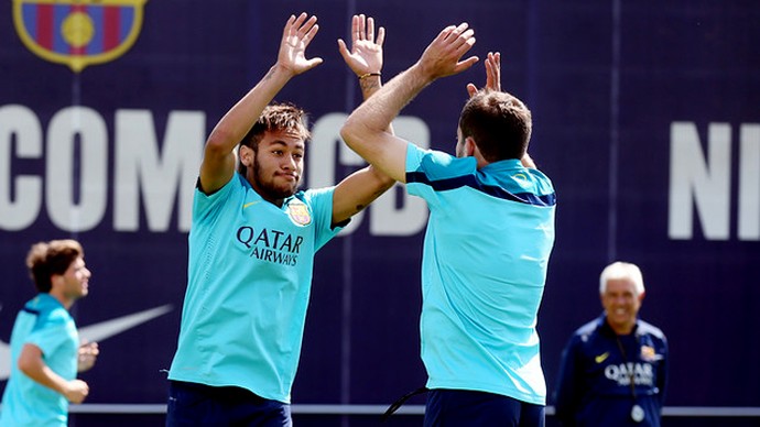 Neymar barcelona treino (Foto: Miguel Ruiz / FC Barcelona)