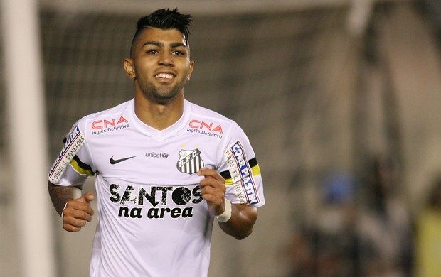 Gabriel comemora, Santos x Princesa de Solimões (Foto: Guilherme Dionizio/Agência Estado)