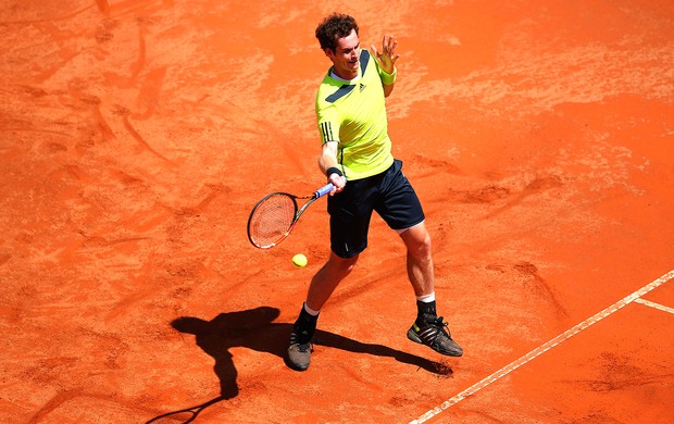 Andy Murray tênis contra Marcel Granollers na Itália (Foto: Getty Images)