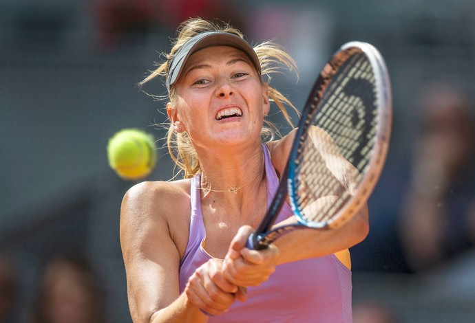 Sharapova x halep tenis masters madri (Foto: AP)