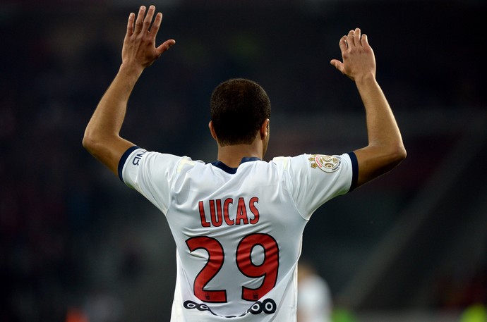 Lucas PSG Lille (Foto: Agência AFP)