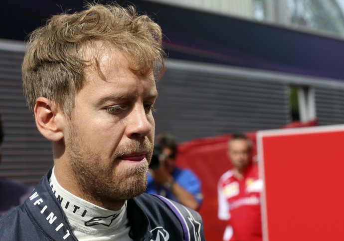 Sebastian Vettel treino classificatório GP da Espanha (Foto: AP)