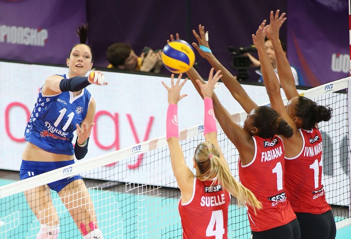 Volei - Mundial de Clubes - Dinamo kazan x Sesi-SP (Foto: FIVB)