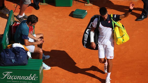 tenis roger federer novak djokovic monte carlo (Foto: Getty Images)