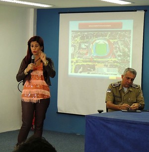 coletiva secretaria defesa social morte torcedor arruda (Foto: Victor Tavares)