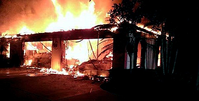 tenis incendio casa james blake tampa florida (Foto: AP)