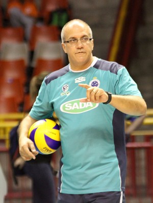 treino cruzeiro final superliga masculina de volei - marcelo mendez (Foto: Alexandre Arruda/CBV)