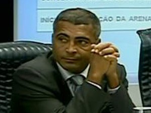 Romário Deputado Federal (Foto: Reprodução SporTV)