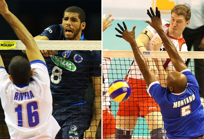 montagem volei wallace e muserskiy (Foto: FIVB)