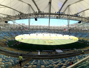 estádio Maracanã final carioca (Foto: Edgard Maciel de Sá)