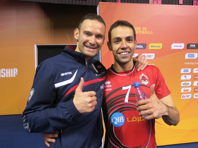 giacomo sintini e rapha volei (Foto: Danielle Rocha)