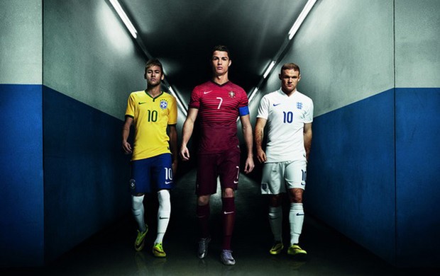 Neymar campanha da nike com Rooney e CR7 (Foto: Divulgação / Nike)