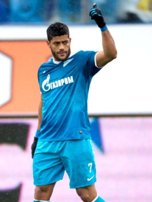 Hulk comemora gol do Zenit contra o Rubin Kazam (Foto: Divulgação / Site Oficial do Zenit)