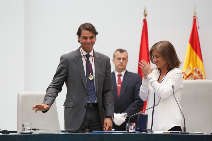 tenis rafael nadal homenagem madri (Foto: Getty Images)