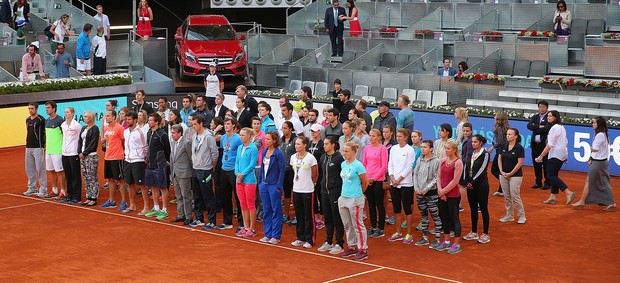 tenis homenagem elena baltacha madri (Foto: Getty Images)