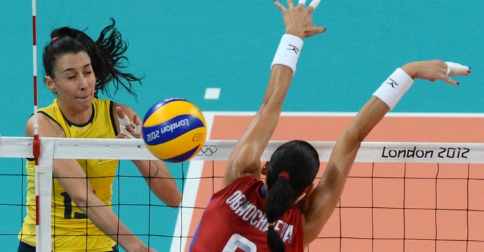 sheilla vôlei brasil x russia (Foto: AFP)