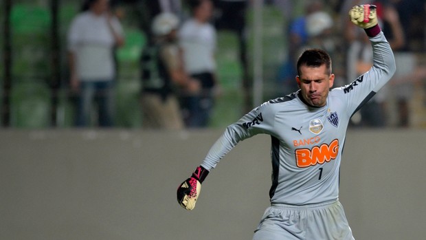 Victor Atlético-MG X Nacional-COL (Foto: AFP)