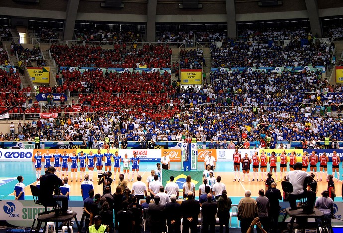 vôlei final superliga Maracanazinho Rio de Janeiro e Sesi (Foto: Fábio Leme )