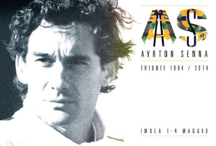 Cartaz de divulgação do evento Ayrton Senna Tribute em Ímola (Foto: Divulgação)