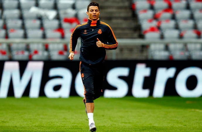 Cristiano Ronaldo Real Madrid Treino (Foto: Reuters)