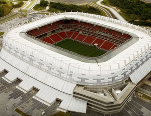 Imagem aérea da Arena Pernambuco (Foto: Divulgação)