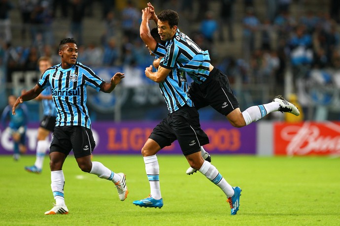 grêmio atlético-mg alan ruiz moisés arena (Foto: Lucas Uebel/Grêmio FBPA)