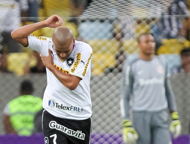 Emerson Sheik comemora, Botafogo x Internacional (Foto: Ide Gomes/Agência Estado)