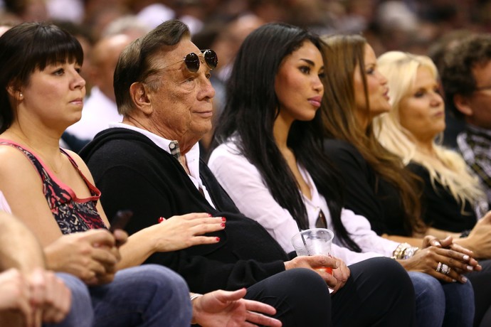 basquete nba donald sterling stiviano los angeles clippers (Foto: Getty Images)