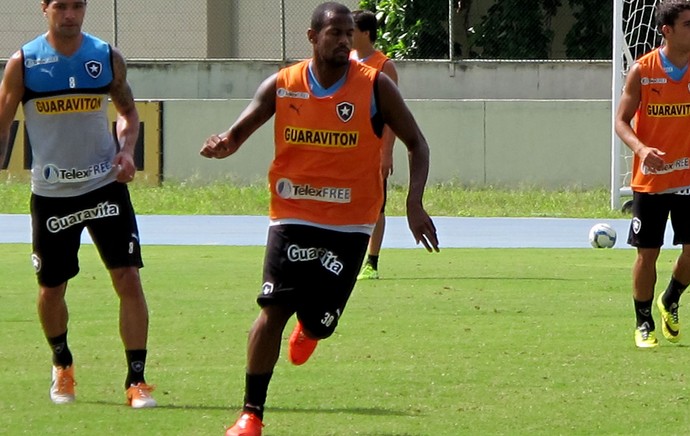 Airton botafogo treino (Foto: Gustavo Rotstein)