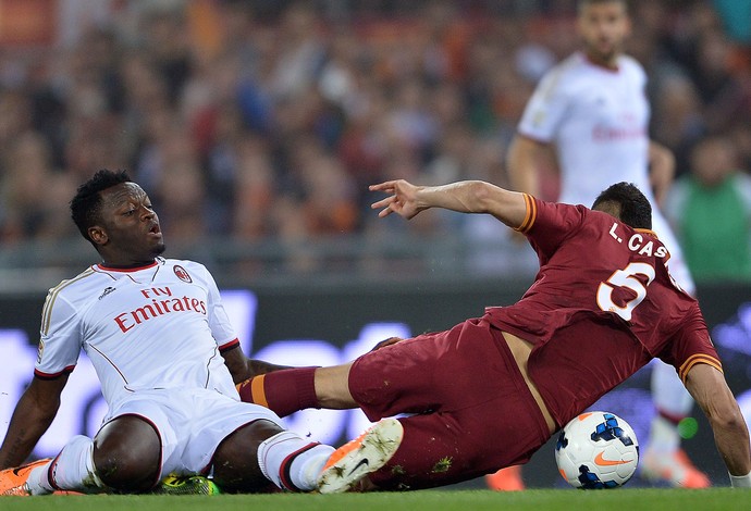 Roma x Milan (Foto: AFP)