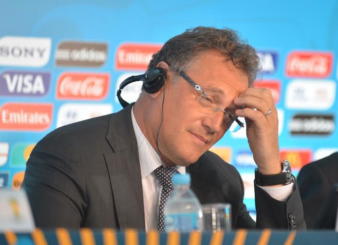 Coletiva FIFA Copa do Mundo Jerome Valcke (Foto: André Durão)