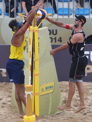 Ricardo, vôlei de praia, Fuzhou (Foto: Divulgação / FIVB)