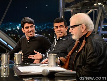 Marcelo Adnet e Marcius Melhem participam do Programa do Jô (Foto: TV Globo/Programa do Jô)