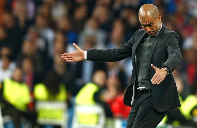 Guardiola, Real Madrid x Bayern de Munique (Foto: AP)