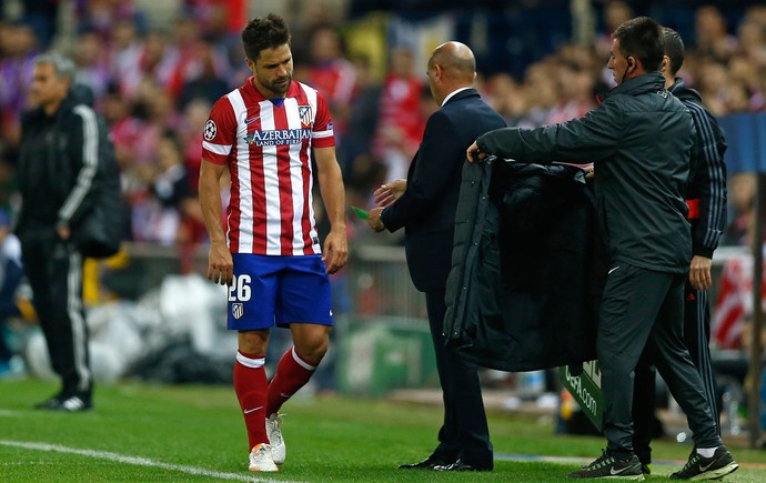 DIEGO Atlético de Madri x Chelsea (Foto: AP)