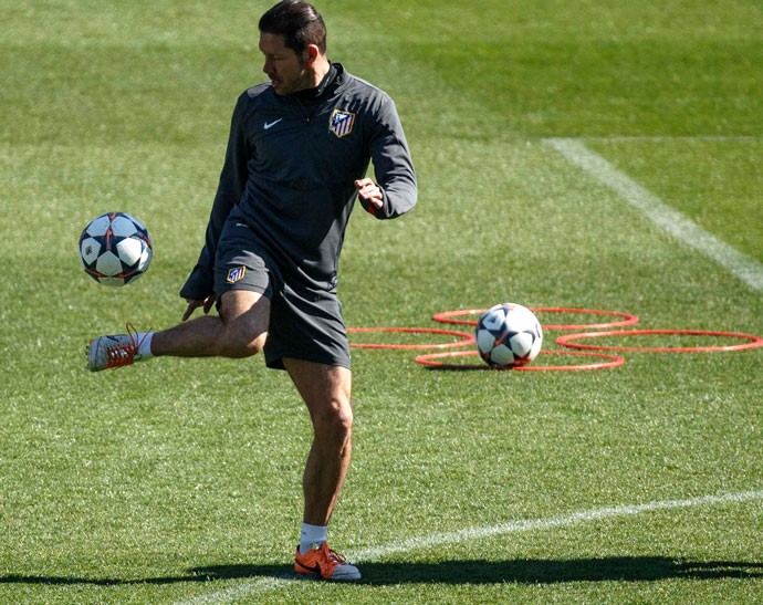 Treino Atletico Madrid  Diego Simeone (Foto: Reuters)