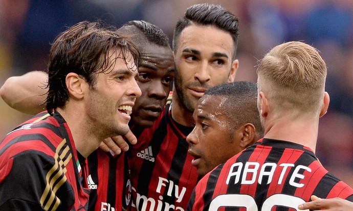 Balotelli milan x livorno (Foto: Getty Images)