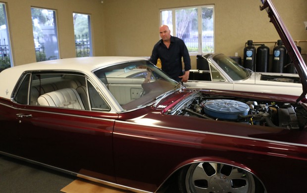 Dana White carro casa Shaquille O'Neal (Foto: Evelyn Rodrigues)