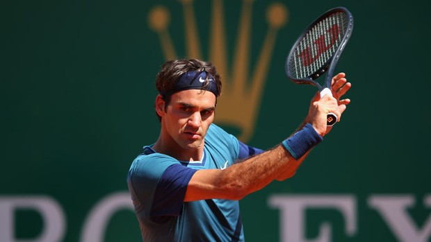 federer x Rosol monte carlo tenis (Foto: Getty Images)