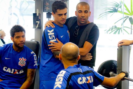 Emerson Sheik despedida do Corinthians (Foto: Daniel Augusto Jr. / Agência Corinthians)