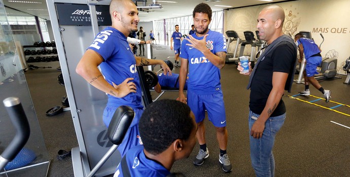 Emerson Sheik despedida do Corinthians (Foto: Daniel Augusto Jr. / Agência Corinthians)