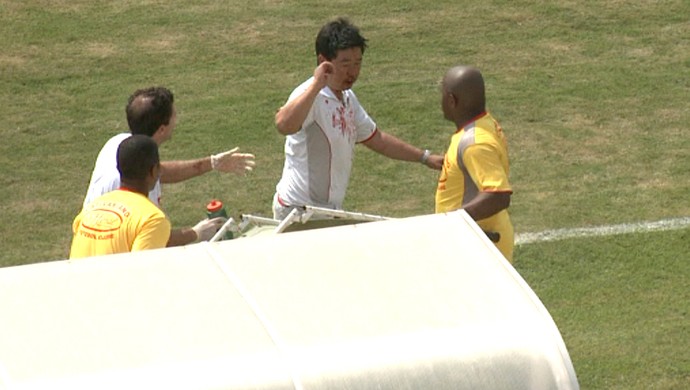 Sergio Tanaka, preparador físico da Itapirense (Foto: Reprodução EPTV)