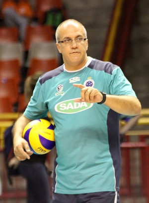 treino cruzeiro final superliga masculina de volei - marcelo mendez (Foto: Alexandre Arruda/CBV)