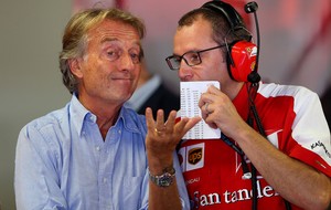 Luca Di Montezemolo Stefano Domenicali ferrari gp da Itália (Foto: Agência Getty Images)