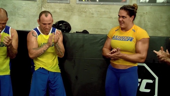 Wanderlei Silva e Gabi Garcia TUF Brasil 3 (Foto: Reprodução do TUF Brasil 3)