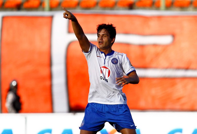 Fahel comemora, Vitória x Bahia (Foto: Fernando Amorim/Futura Press)