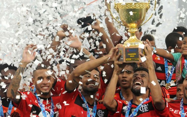 Flamengo campeão carioca taça trofeu, Flamengo x Vasco (Foto: André Durão)