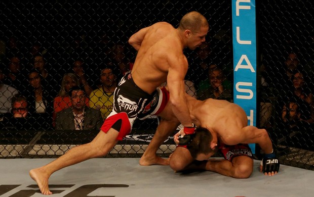 Thales Leites  Trevor Smith ufc abu dabi (Foto: Getty Images)